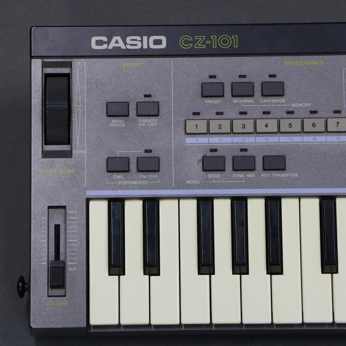 Casio CZ-101 Phase Distortion Synthesizer Vintage w/ Data Book