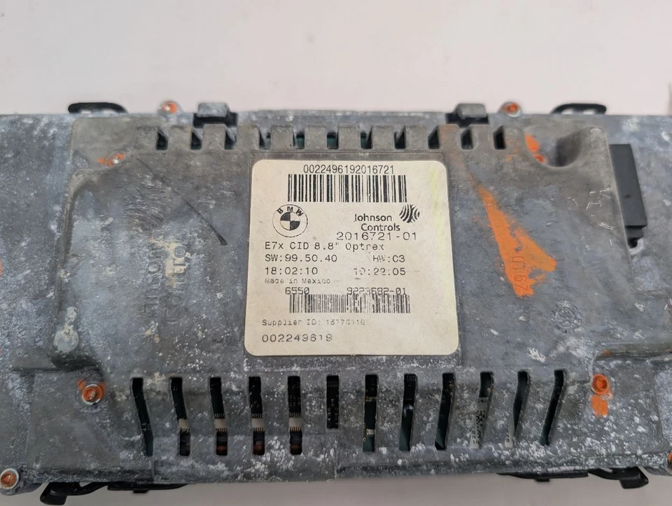 Used Infotainment Display fits: 2010 Bmw X5 display screen front dash 8.8`` scre - Imagem 4 de 4