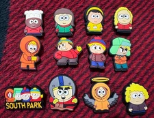 South Park - 12pc Shoe Charms - fits crocs - Kyle Cartman Kenny - FREE SHIP B