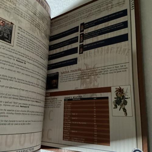 Final Fantasy Chronicles Official Strategy Guide Chrono Trigger and Ff4 RARE VGC - Picture 16 of 24