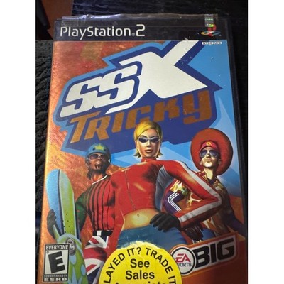 EA Sports SSX Tricky PlayStation 2 PS2 Game Blue Excellent Snowboarding Retro