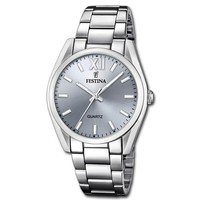 Festina Damenuhr Edelstahl Silber Festina Boyfriend Armbanduhr UF20622/J