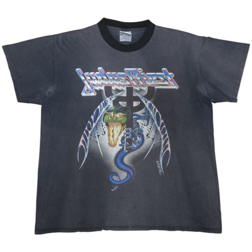 90’s Black T-Shirt with Graphic and Lettering by Brockum
