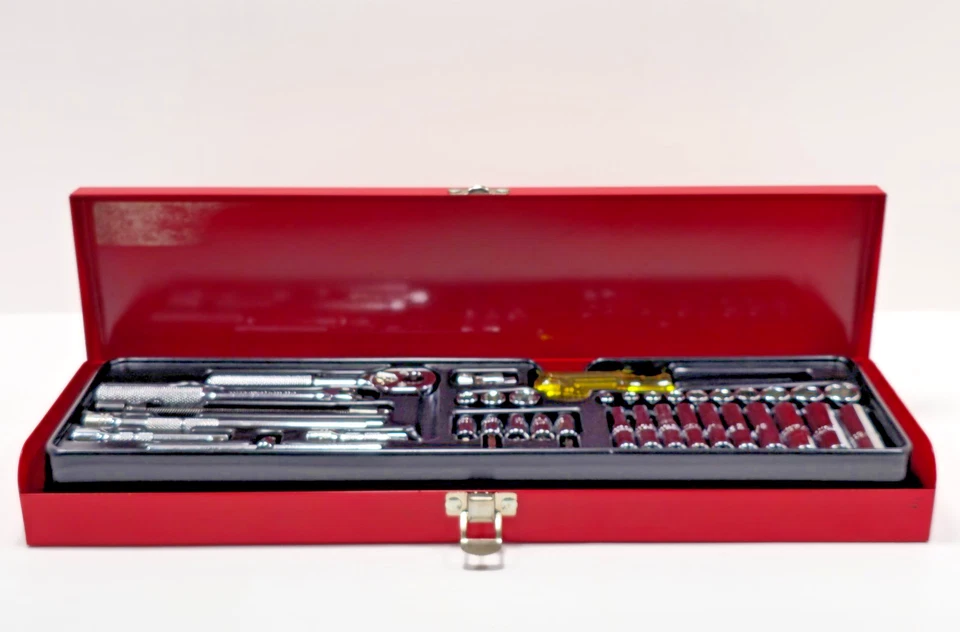 Proto Professional General Service Set, 37 Piece, SAE, 3/16"-9/16", Made in USA - Image 2 of 4