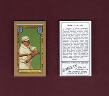1911 Gold Border: JIMMY COLLINS, Providence Grays &amp; HOF | T205 REPRINT card