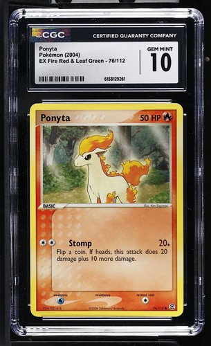 Ponyta graded CGC 10 for sale on eBay