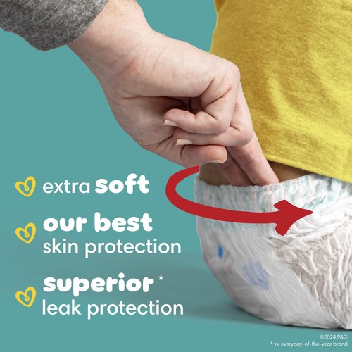 Pampers Swaddlers 360 Pull-On Diapers Size 7 68 Count Leakproof Protection - Picture 2 of 6