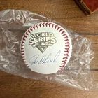 Joe Girardi 2009 World Series Signed Baseball With game Outcomes