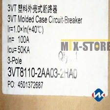 1PCS New In Box Siemens breaker 3VT8110-2AA03-2HA0 3VT8 110-2AA03-2HA0 warranty