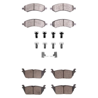 For Ram 1500 Classic 19-24 Brake Pad Set DFC 4000 HybriDynamic Hybrid Front &
