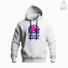 Taco bell 1994 Logo HOODIE Funny Made In USA Size S-3XL