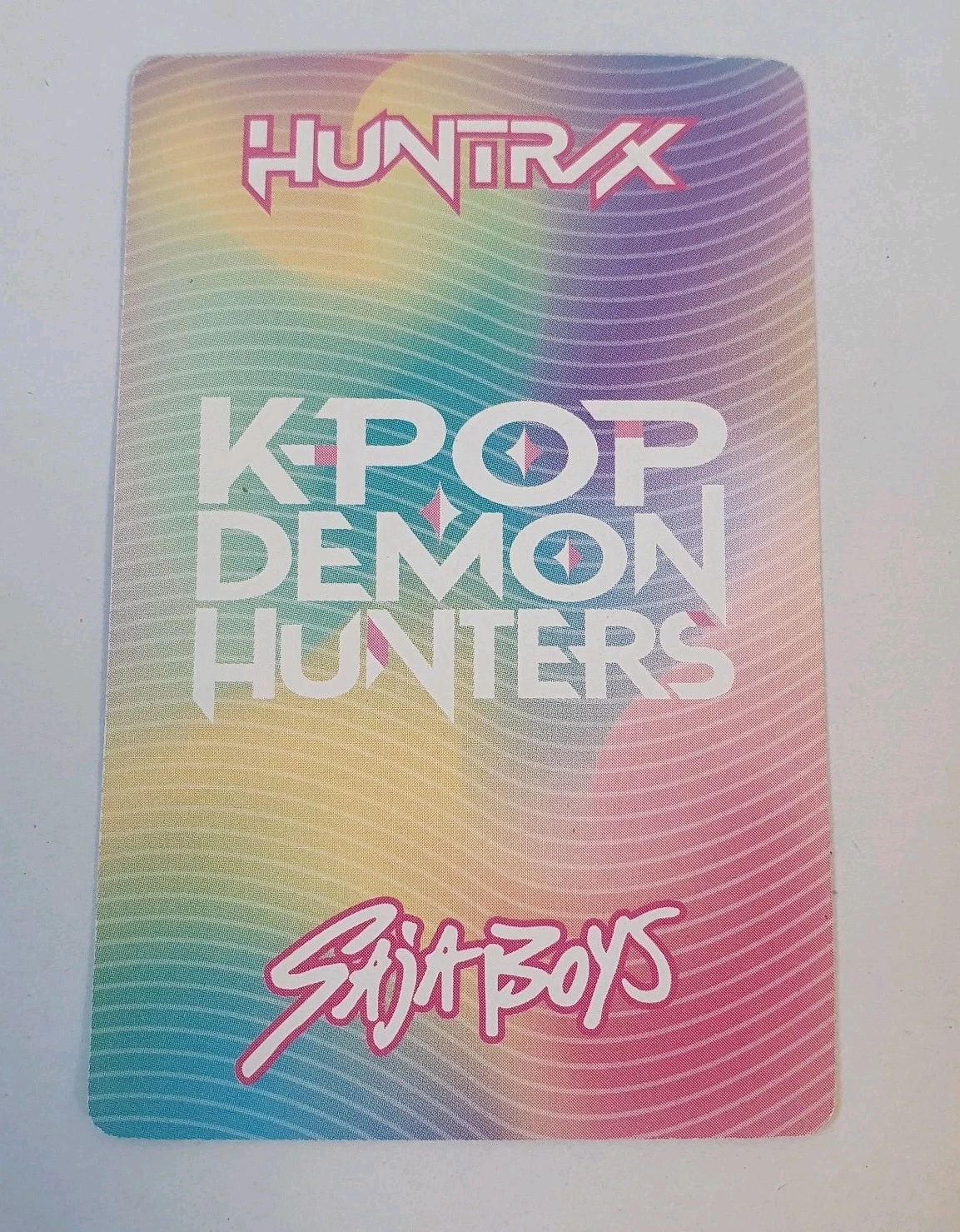KPOP DEMON HUNTERS CARD Huntrix Rumi Acrylic Card