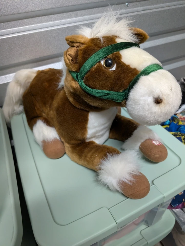 Dan Dee Elección de Coleccionistas Navidad Peluche Animado Caballo Viol Canción Piezas Móviles Foto 2 de 4