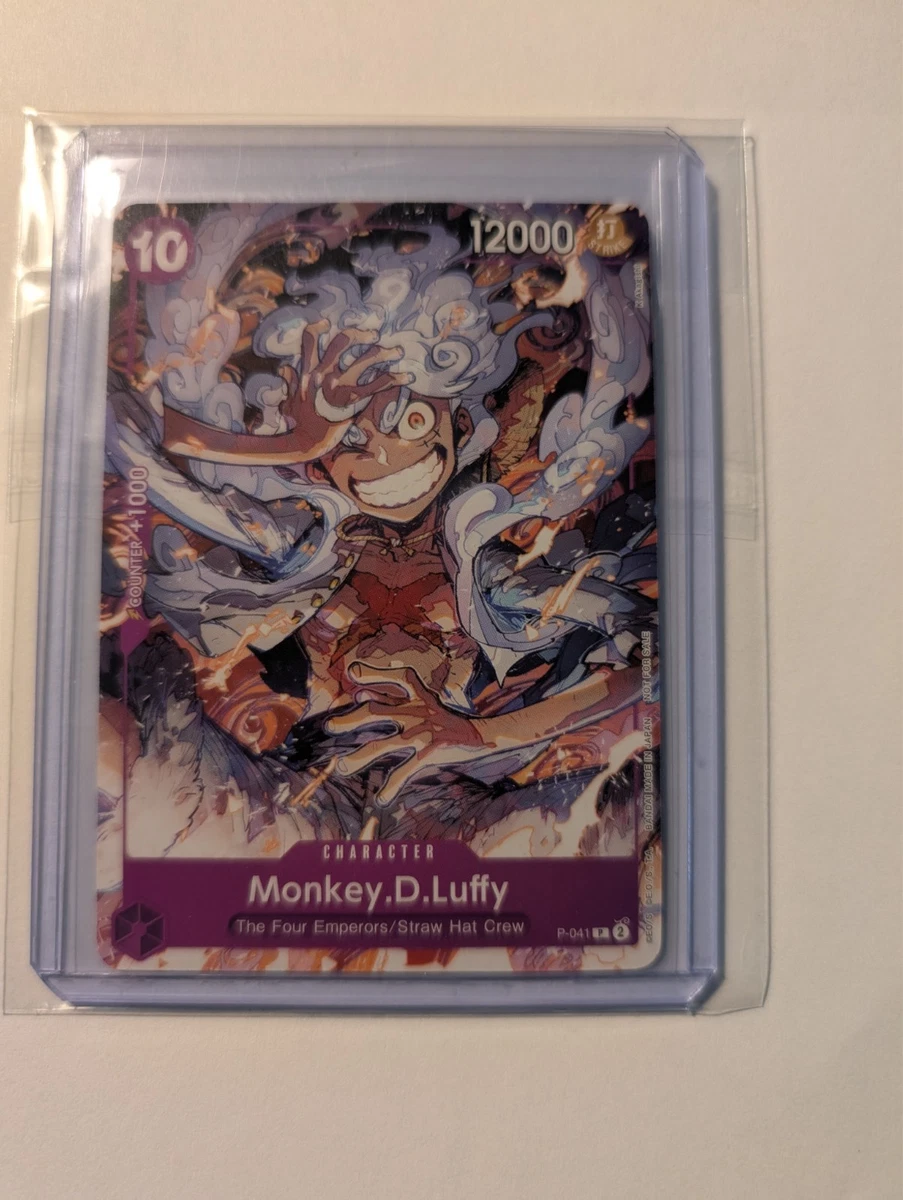 Monkey.D.Luffy P-041 One Piece Promotion Cards for sale | eBay