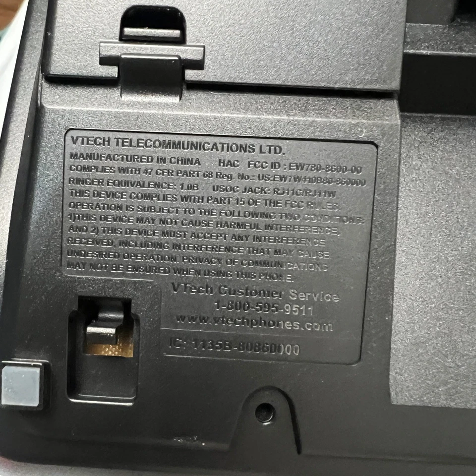 VTech Corded Answering System with Caller ID/Call Waiting - Tested - Image 3 of 4