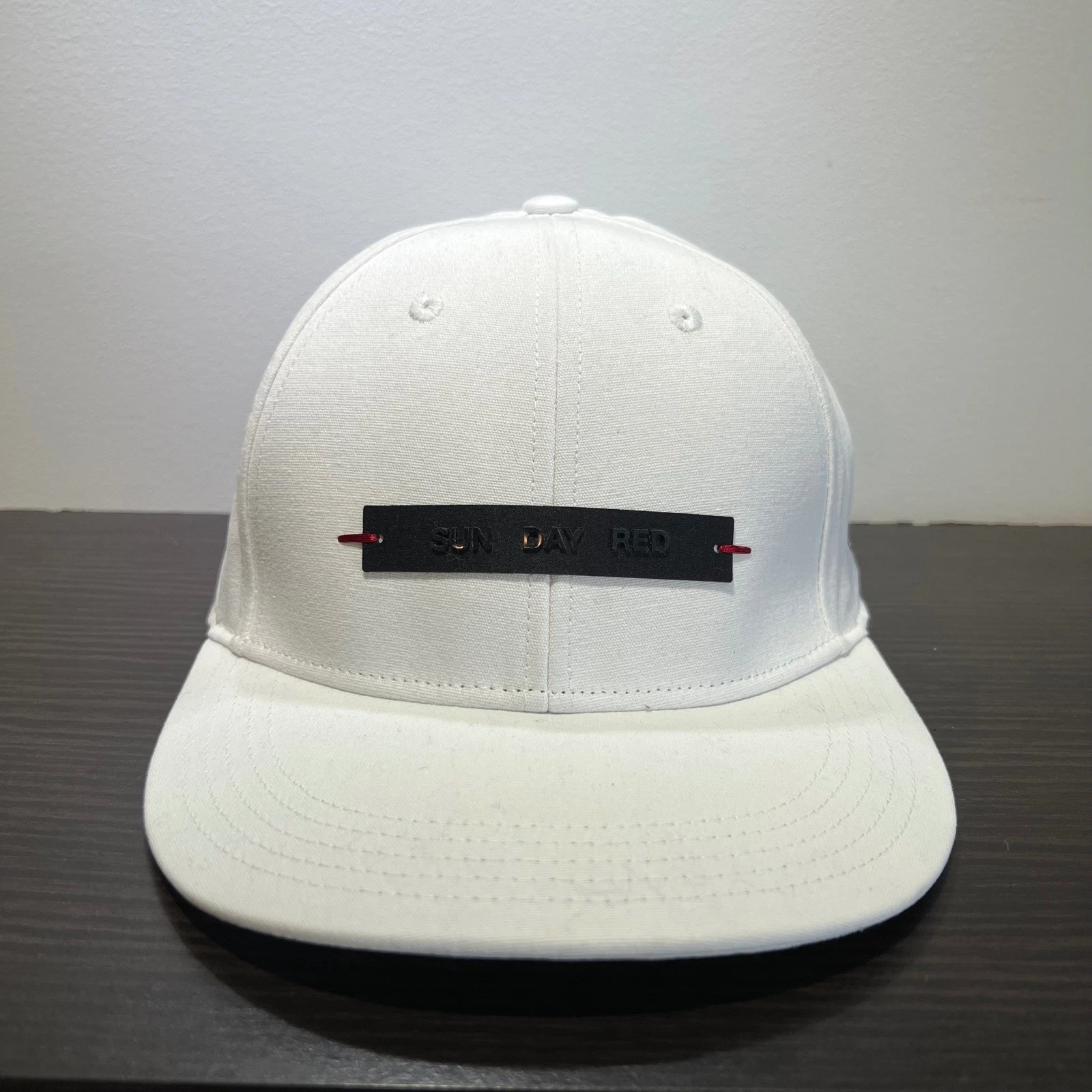 Sun Day Red Tiger Woods Pebble Beach Golf Hat White Snapback Adjustable Size Reg