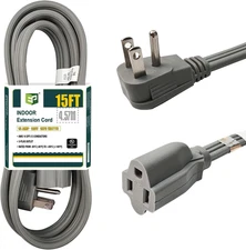 EP 15 Ft Heavy Duty Appliance Extension Cord - 14 Gauge 3 Prong Grounded Cable W