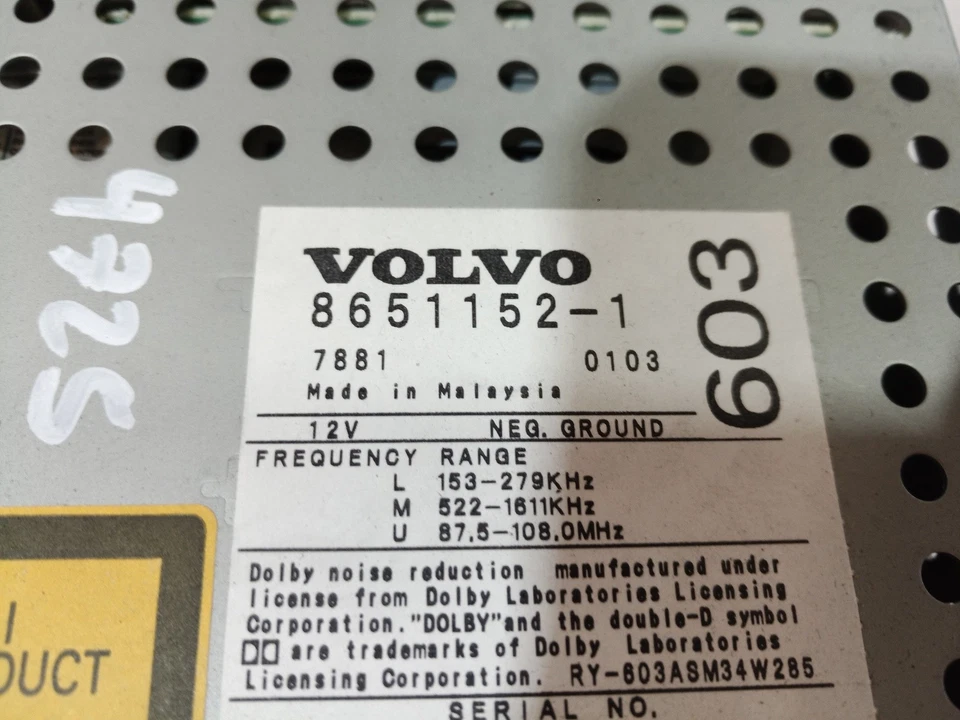 8651152 SISTEMA AUDIO / RADIO CD / 8651152 / 8651152 / 790107 PARA OPEL VECTRA B - Imagen 4 de 4