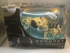 WOWWEE ROBOPET AND MINI ROBOPET COLLECTOR LIMITED NEW IN BOX Yellow