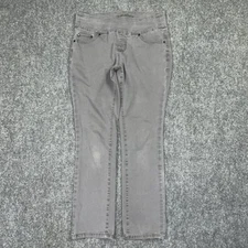 JAG  Jeans Womens Size8P Gray High Rise Straight Leg Pull ON