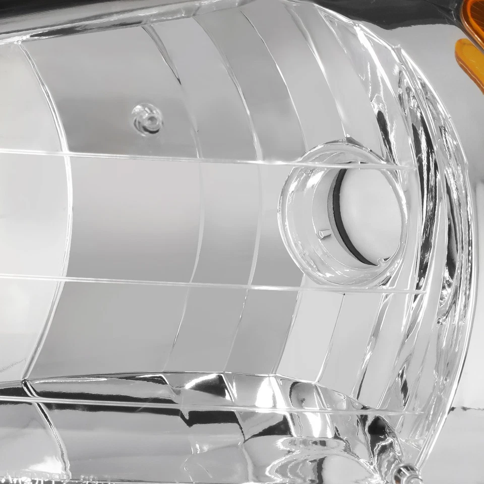 PARA 99-05 PONTIAC GRAND AM PAR CARCASA CROMADA ÁMBAR FAROS ESQUINEROS FAROS FAROS Foto 3 de 4