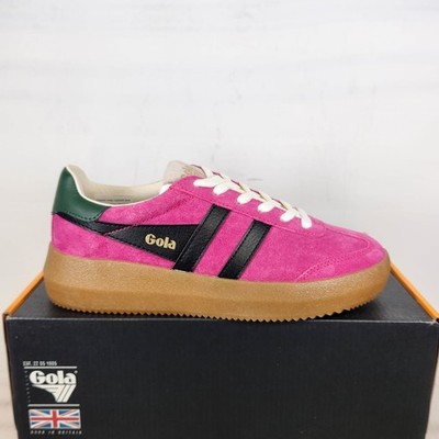 Size 7 - Gola Athena - Fuchsia / Black / Evergreen / Gum - Womens - CLB573