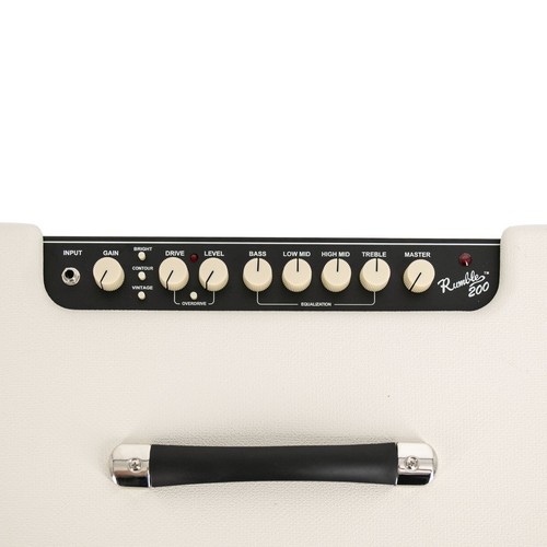 Fender Rumble 200 V3 Bass Combo Amplifier, Ivory, 230V UK - Picture 5 of 5