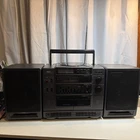 Vintage RCA Boombox CD Cassette Stereo Tested Working Video Speakers