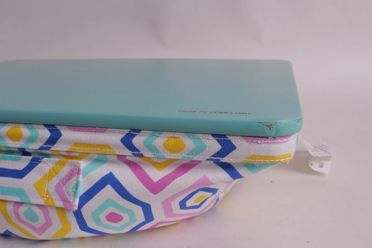 Pottery Barn PB Teen SuperStudy Lap Desk super study purple blue yellow geo
