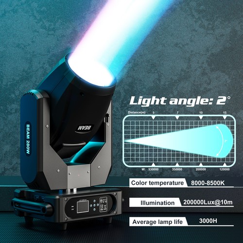 280W Prism 10R 17 Gobo 14 Colors DMX LED Beam Moving Head Disco Stage Light Spot - Bild 5 von 19