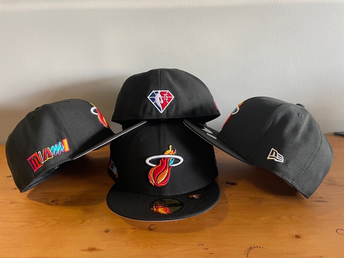 New Era MIAMI HEAT CITY EDITION ALT 59FIFTY FITTED 60224003 BLACK