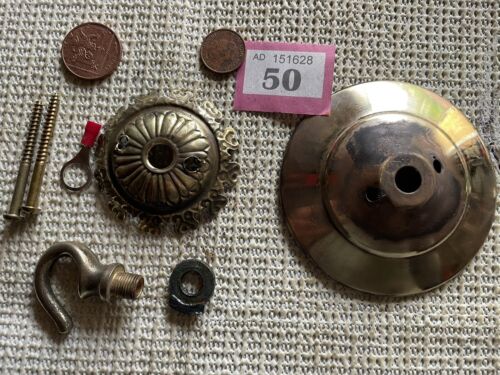 92mm LARGE Old ANTIQUE vintage CEILING ROSE chandelier RELISTED ON ANOTHER ACC - Picture 7 of 12