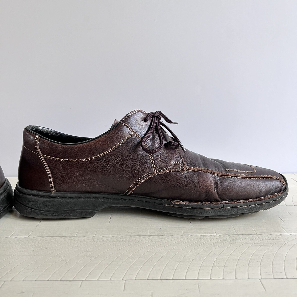 Rieker men’s leather shoes EUC size 43 EU so 9.5 US Amazon.com | Rieker 03578 Gaucho Size 45, brown, 9.5/10  main image 4