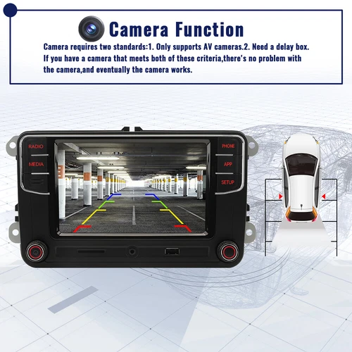 Auto Carplay MirrorLink PQ Auto Radio NONAME 6.5inch RCD330 RCD340G 187B Android - Bild 12 von 13