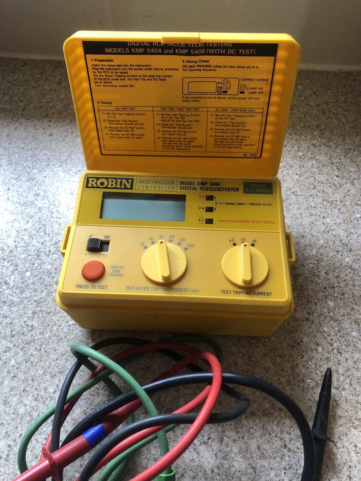 Robin Multitester Robin MKP5404 Digital RCD Tester | eBay UK