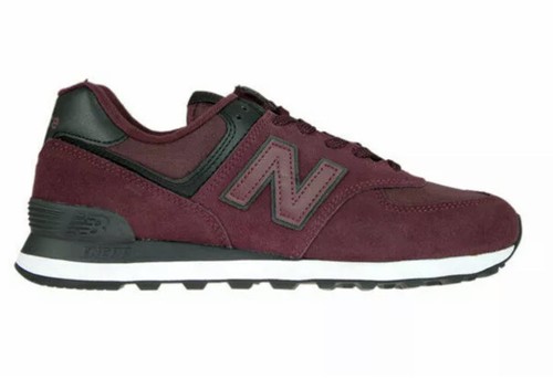 Men's New Balance 574 Burgundy Cordura Fabric Size 9 Running Shoes ML574ECD - Picture 3 of 4