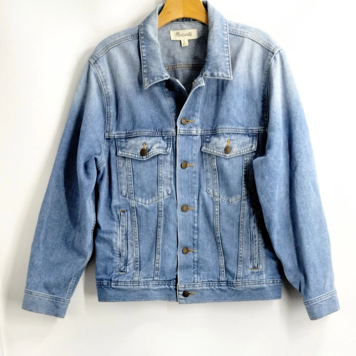 Madewell men's denim jacket clearance