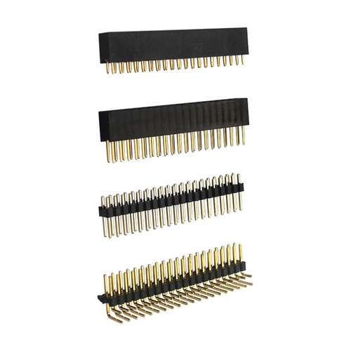 4x 2x20 PIN Socket Dual Male Header Pin Connector for Raspberry Pi Zero/Zero W - Afbeelding 4 van 12