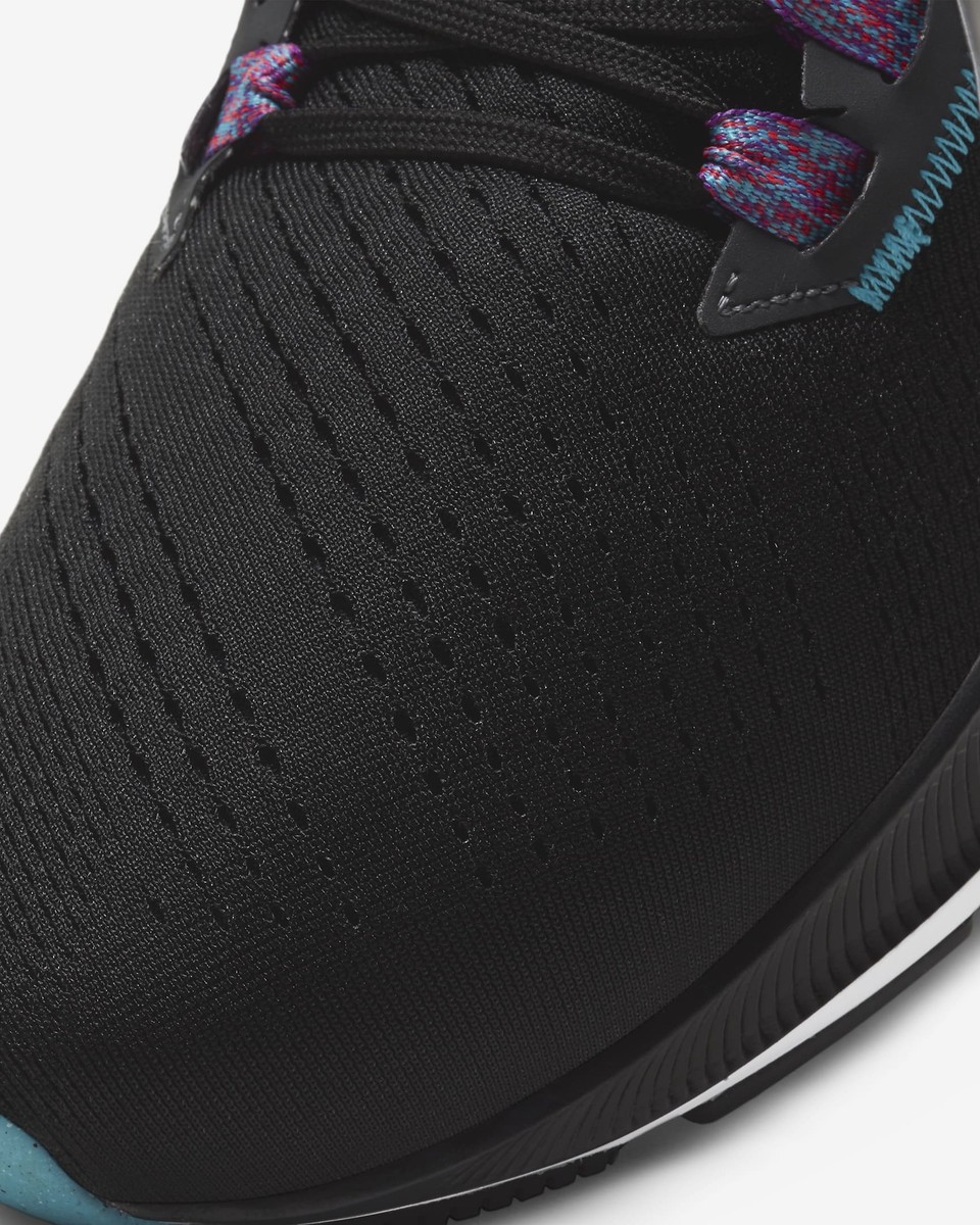 Nike Zoom Pegasus 38 Black Metallic White Fuchsia Silver 