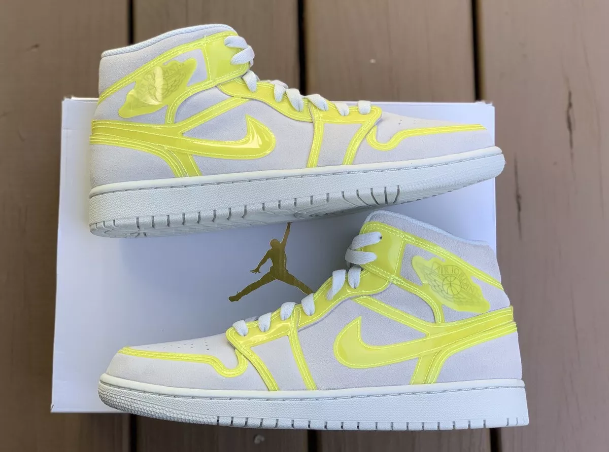 Nike Jordan 1 Mid Opti Yellow White DA5552-107 size 10.5W / 9M Fast Shipping Nike Jordan 1 Mid Opti Yellow White DA5552-107 size 10.5W / 9M Fast Shipping