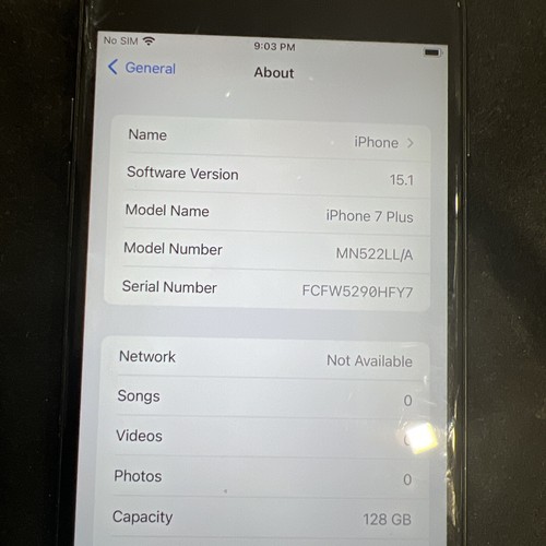 iPhone 7 Plus débloqué 128 Go d'occasion - Photo 4 sur 15
