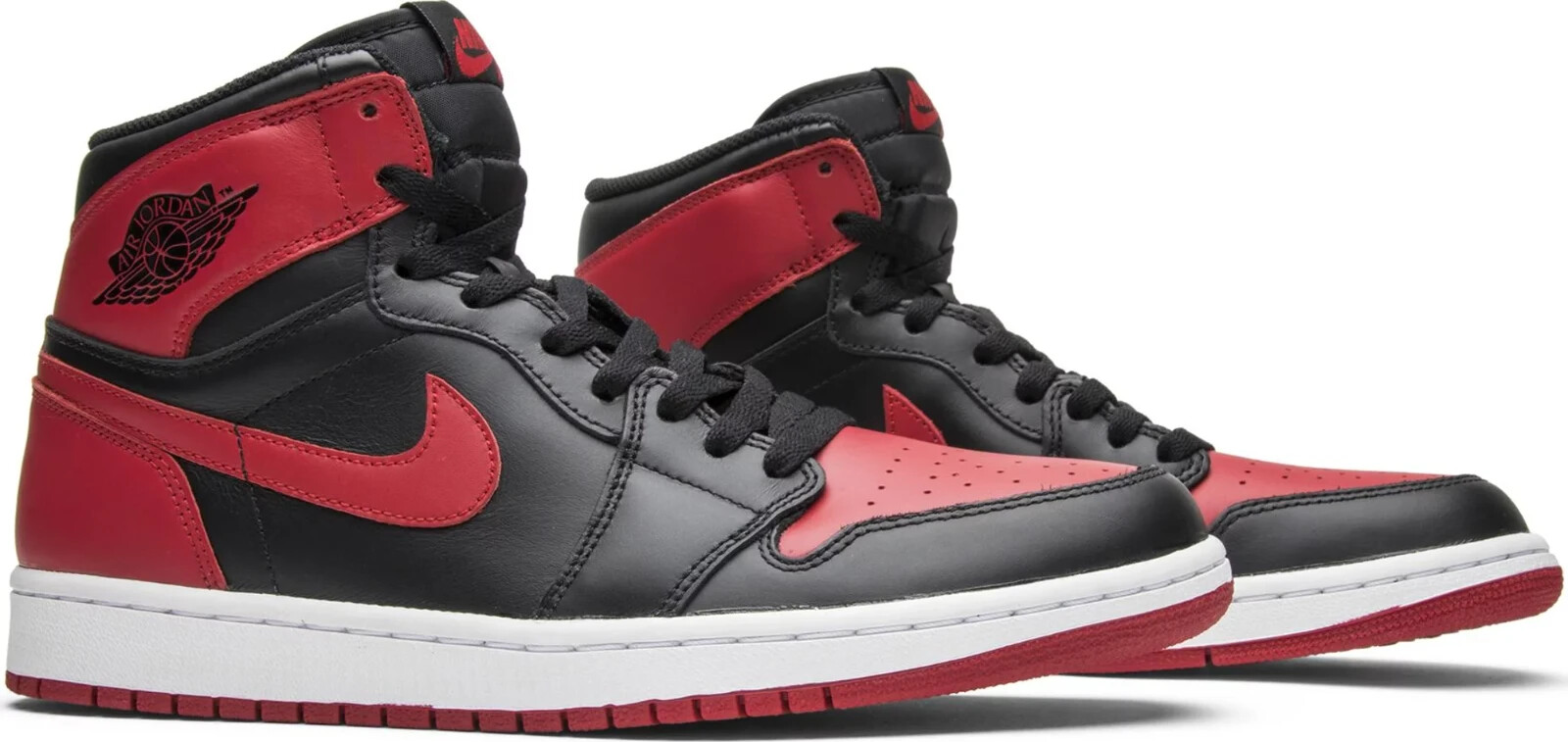 Nike Air Jordan 1 Retro High OG Bred 2013 - Black/Varsity Red-Wht UK 6.5 US 7.5 image 4