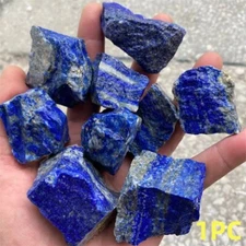 Raw Rough Lapis Lazuli Blue Stone Rocks Crystal Mineral Specimens Collection 1PC