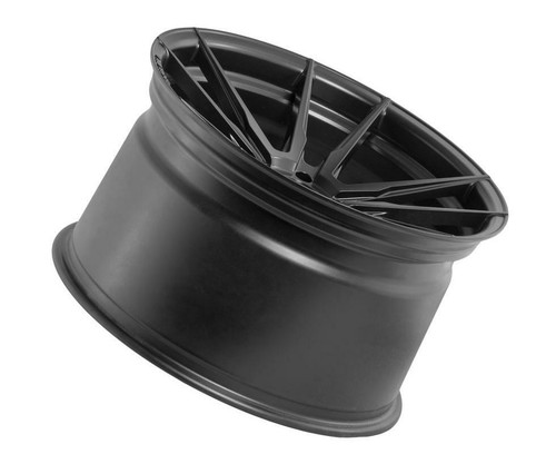 19” ROHANA RF2 MATTE BLACK WHEELS RIMS FOR AUDI A3 S3 A4 Q3 Q5 19X8.5 ET.35 - Picture 5 of 12