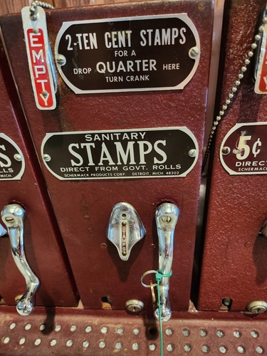 (3) VintageSCHERMACK Model P Clearview 1 Cent, 5 Cent 2- 10 Cent Stamps Machines - Picture 6 of 15