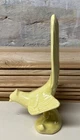 Vintage Red Wing Yellow Chartreuse #1307 Upright Tail Bird Figurine 9 3/4" Tall