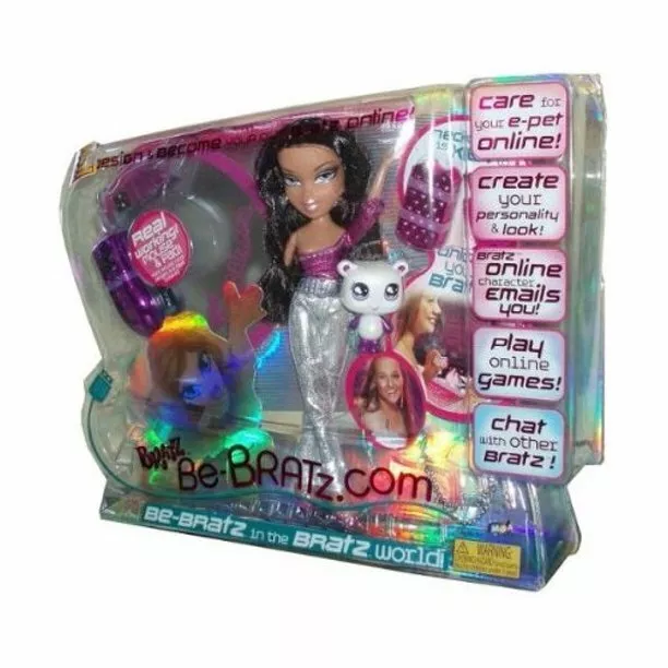 Bratz doll Be Bratz.Com Electronic Doll Brunette MINT NIB