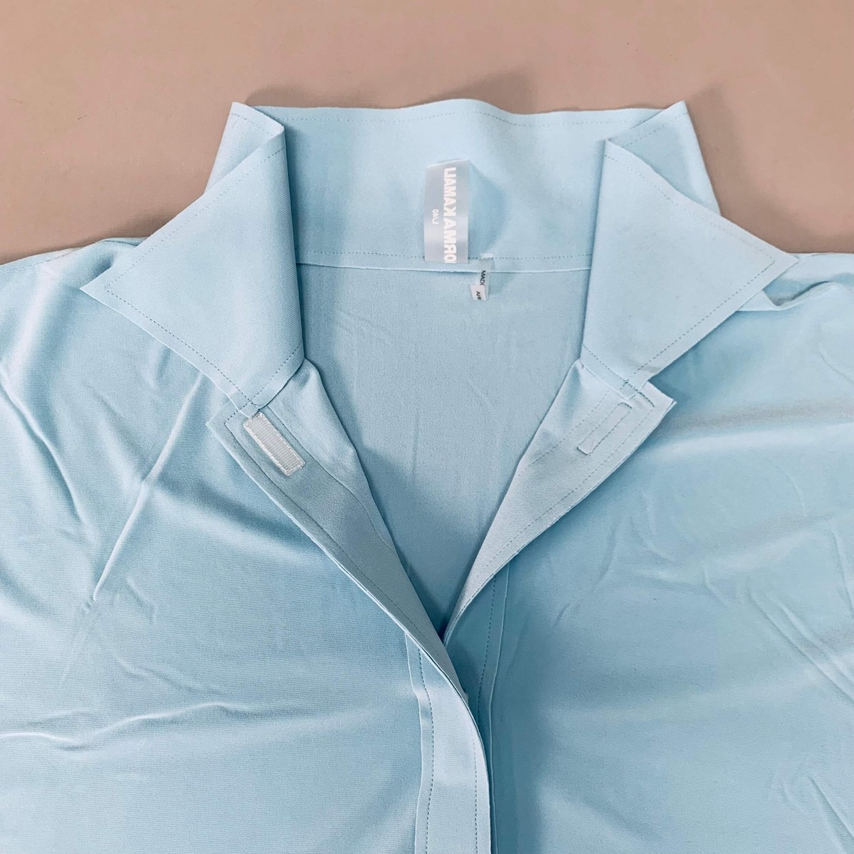 NORMA KAMALI Oversized Boyfriend Nk Shirt W/ Ruffle Bottom