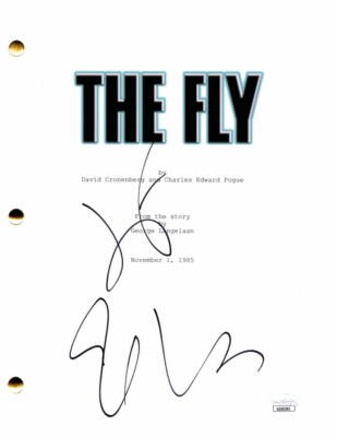 JEFF GOLDBLUM SIGNED AUTOGRAPH THE FLY FULL MOVIE SCRIPT