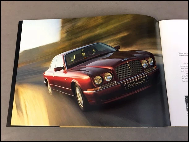 2000 2001 Bentley 28-page BIG Brochure Catalog Mulliner Continental R T SC Azure - Изображение 2 из 4